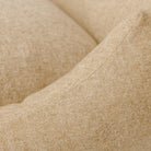 Wool dog bed close up view of the fabric, handmade in England by wild nest Cotswolds 
